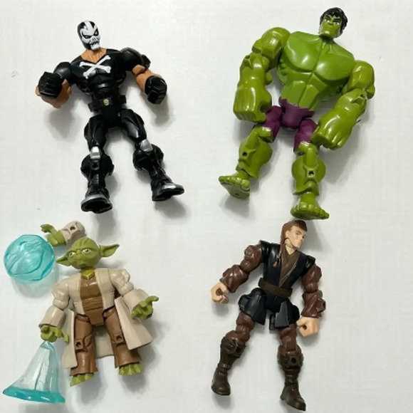 Hasbro Star Wars Super Hero marvel Mashers Mixed  Lot - Picture 1 of 5
